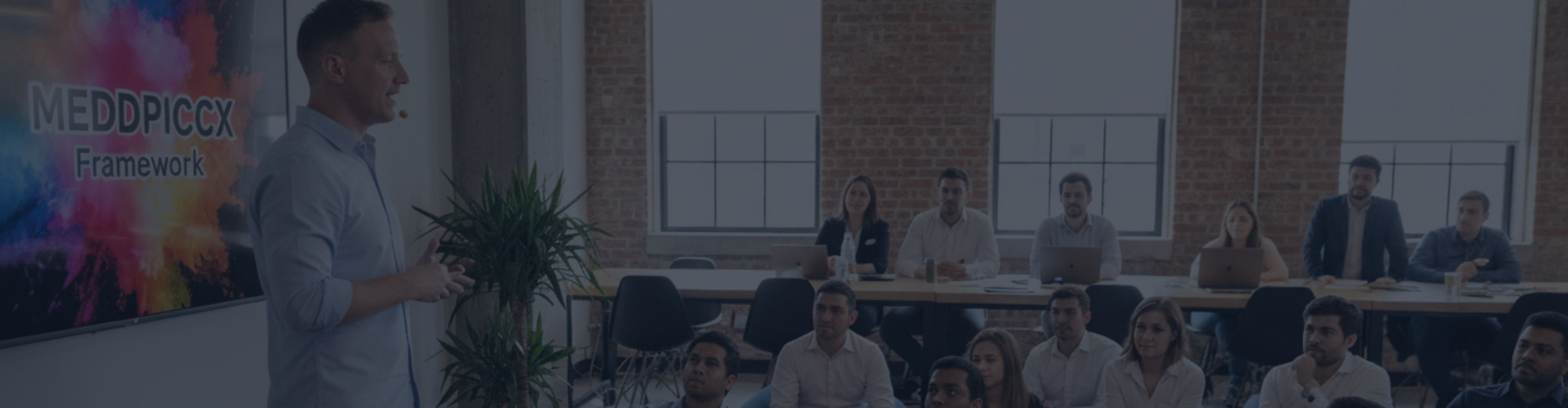 Sales training session